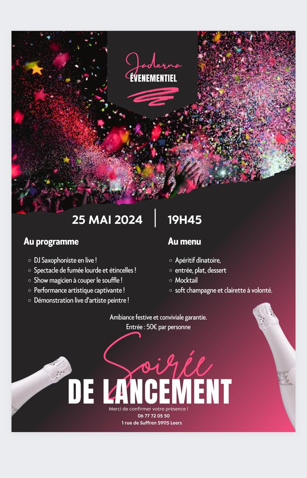 Soirée privée de Lancement image