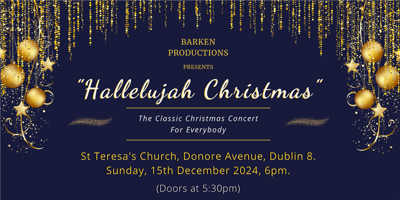 Get Information and buy tickets to Hallelujah Christmas Donore Ave Concert on Barken Productions