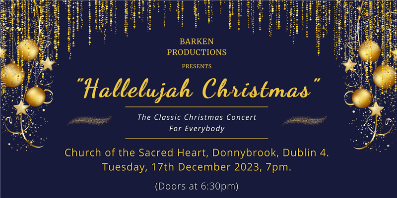 Get Information and buy tickets to Hallelujah Christmas Donnybrook Concert on Barken Productions