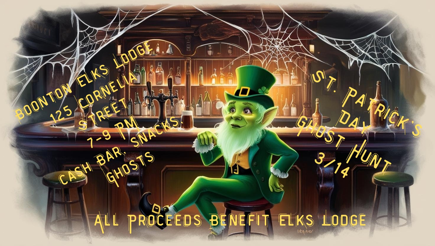 Get information & buy tickets to Ghost Hunt Benefit the Elks! on Mar 14, 19:00 @Boonton Elks Lodge | Nine Lives Paranormal