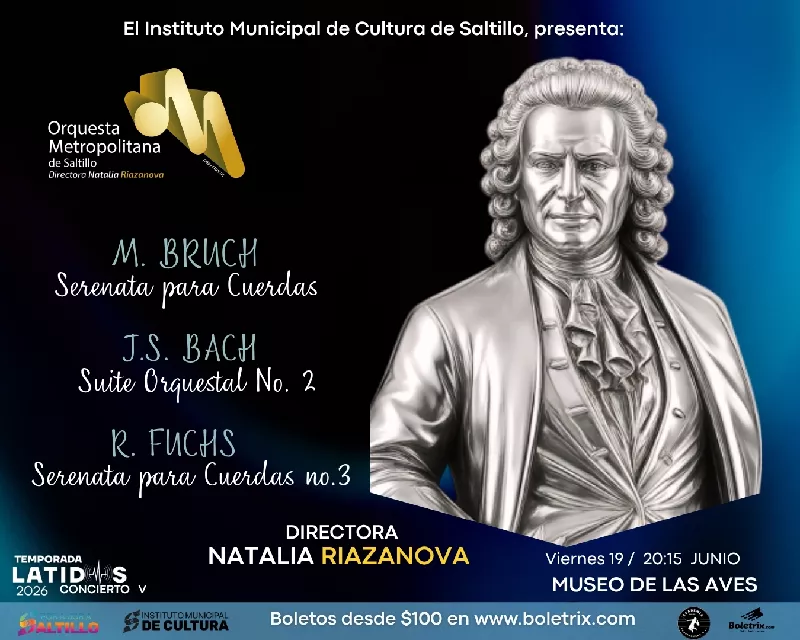 Obtener información y comprar entradas para CONCIERTO DE TEMPORADA V LATIDOS DE TRADICIÓN en BOLETRIX.