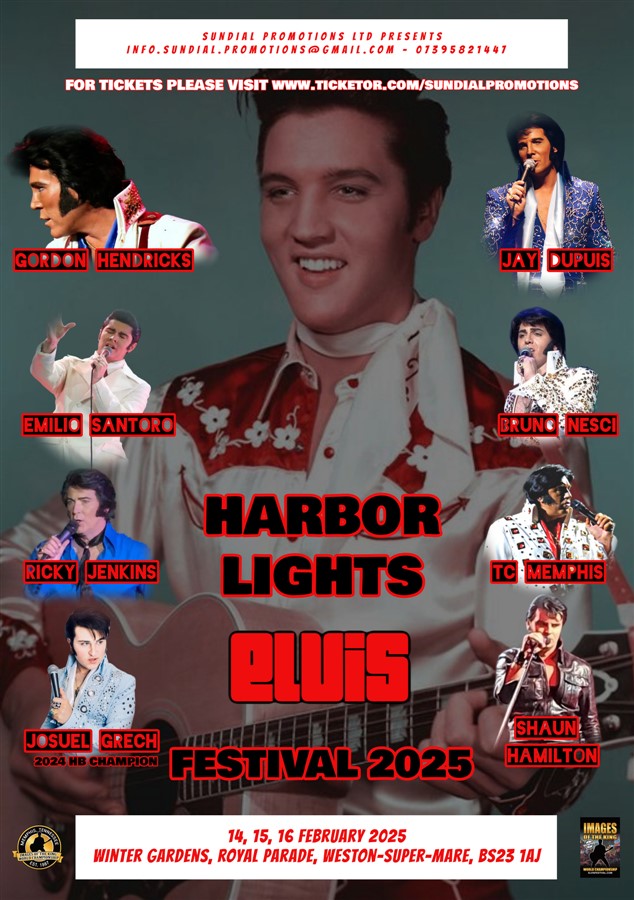 Get Information and buy tickets to Harbor Lights Elvis Festival 2025 IOFK Qualifier on Sundial Promotions Ltd