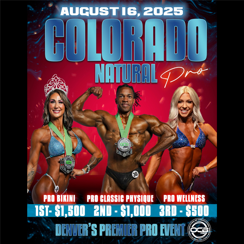 Get Information and buy tickets to OCB CO Natural Bodybuilding Pro Classic Physique, Wellness & Bikini on Mizel Arts and Culture Center