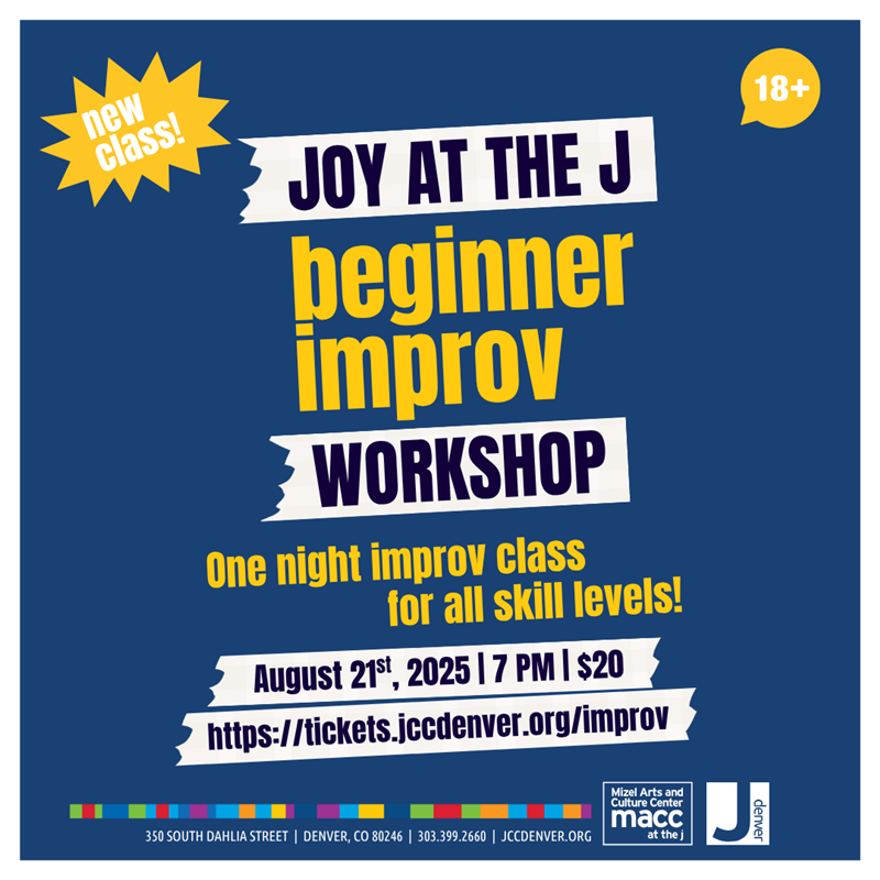 Joy at the J! - Improv Class Registration