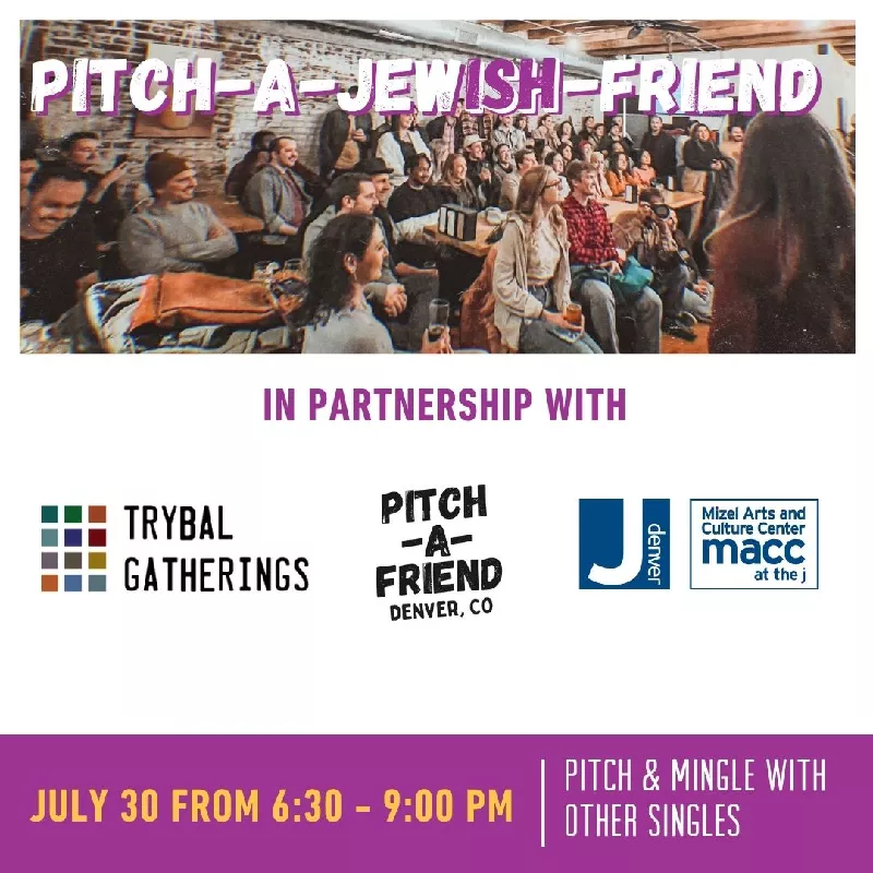 Obtenez des informations et achetez des billets pour Pitch-a-JewISH-Friend  sur Mizel Arts and Culture Center