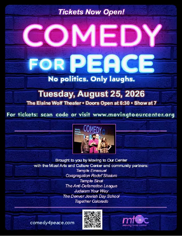 *Comedy For Peace