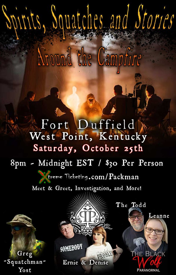 Spirits, Squatches and Stories Around the Campfire