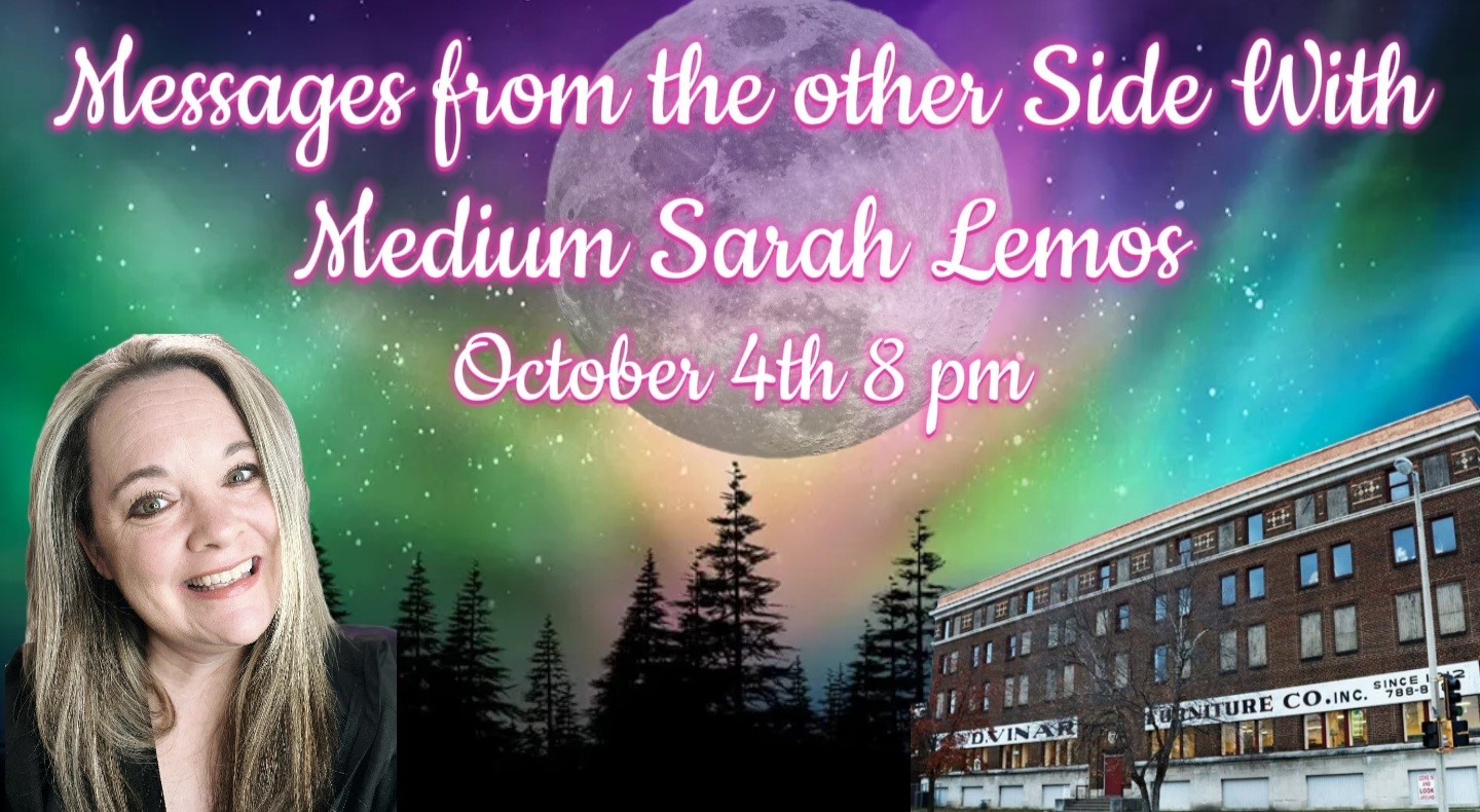 Messages From the Other Side With Medium Sarah Lemos  on Oct 04, 20:00@Haunted Rock Island Roahouse - Buy tickets and Get information on Haunted Rock Island Roadhouse 