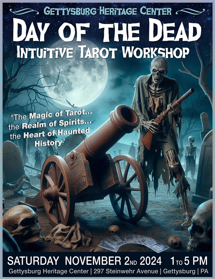 Get Information and buy tickets to Day of the Dead Intuitive Tarot Workshop  on Xtreme Ticketing