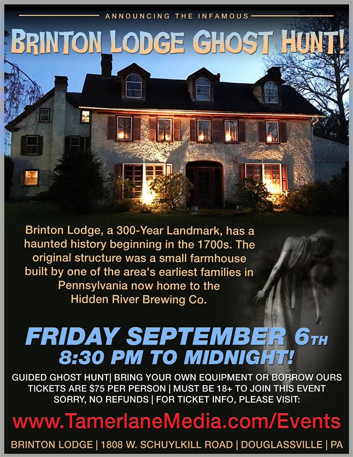 Brinton Lodge Ghost Hunt