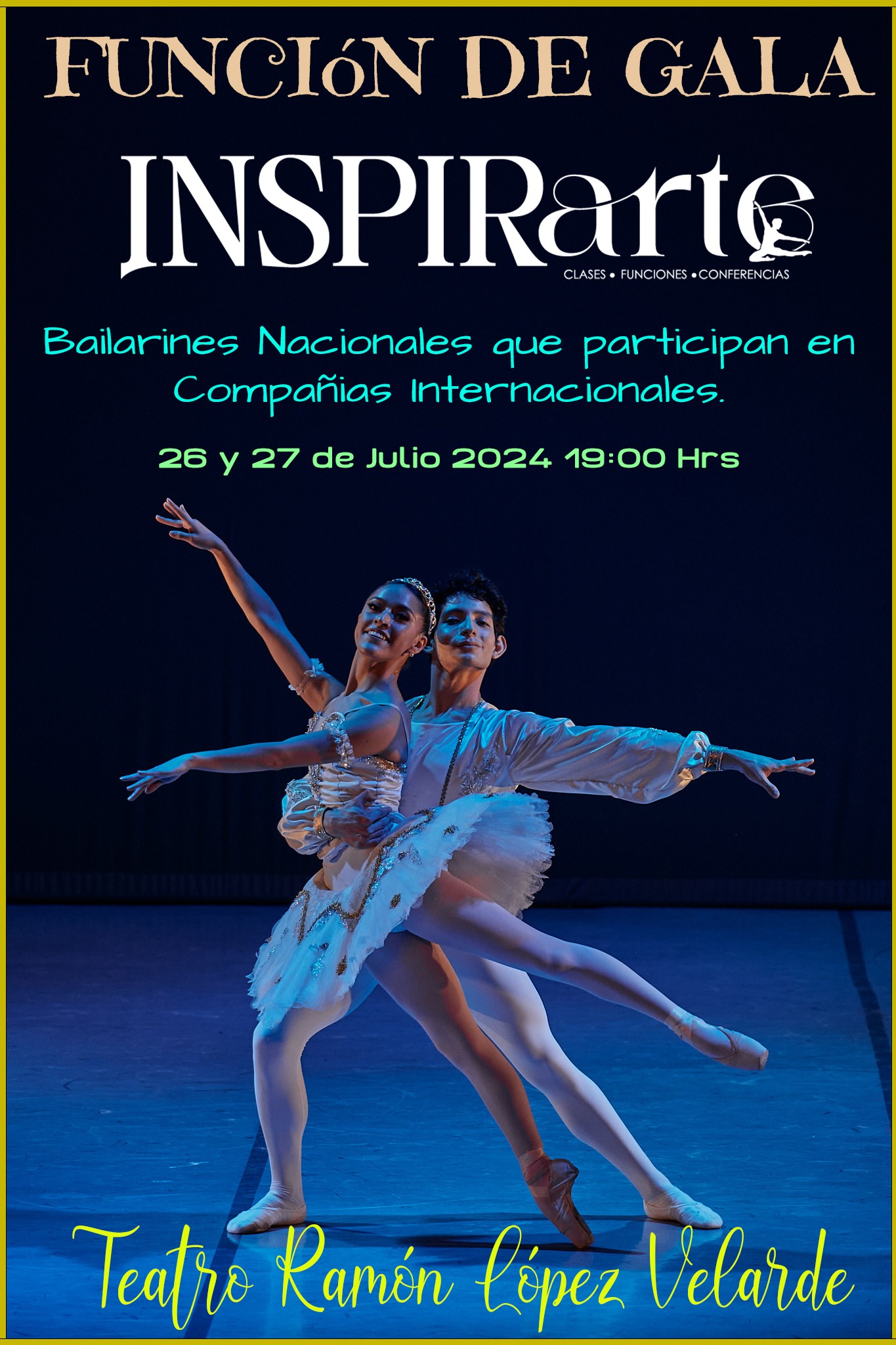 InspirArte  on Jul 29, 00:00@Teatro Ramón López Velarde - Pick a seat, Buy tickets and Get information on Sueños Magicos 