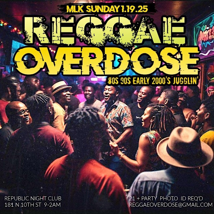 Get Information and buy tickets to REGGAE OVERDOSE 80