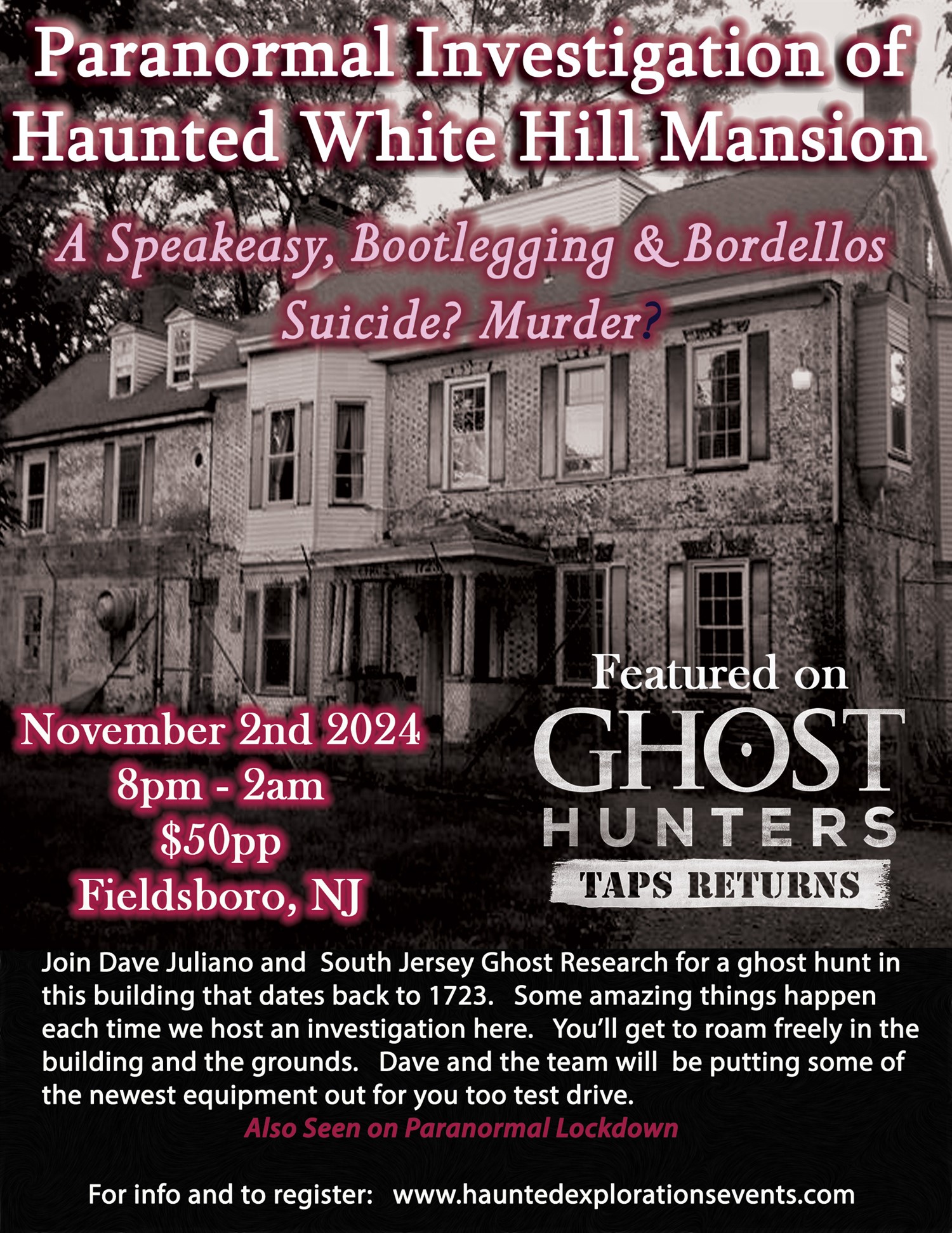 Investigate White Hill Mansion image