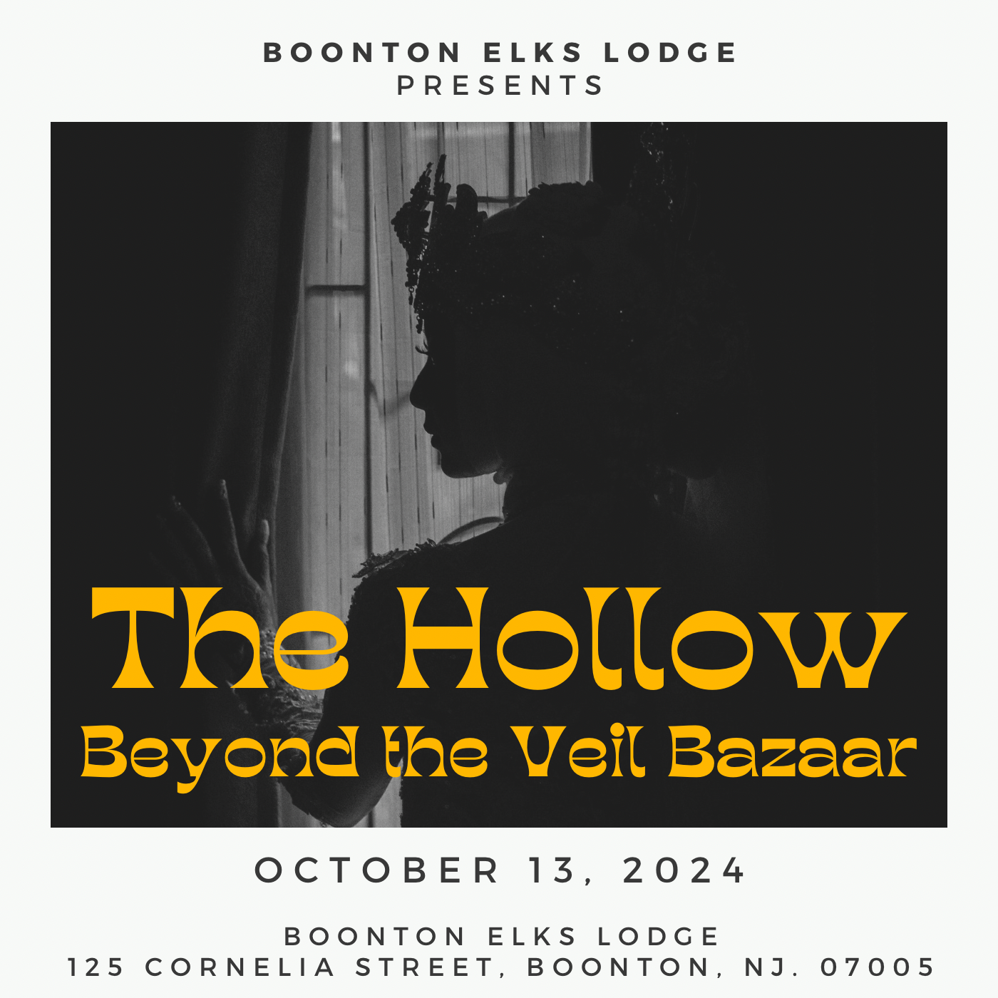 The Hollow Beyond the Veil Bazaar on Oct 13, 10:00@Boonton Elks Lodge #1405 - Buy tickets and Get information on Boonton Elks Lodge 