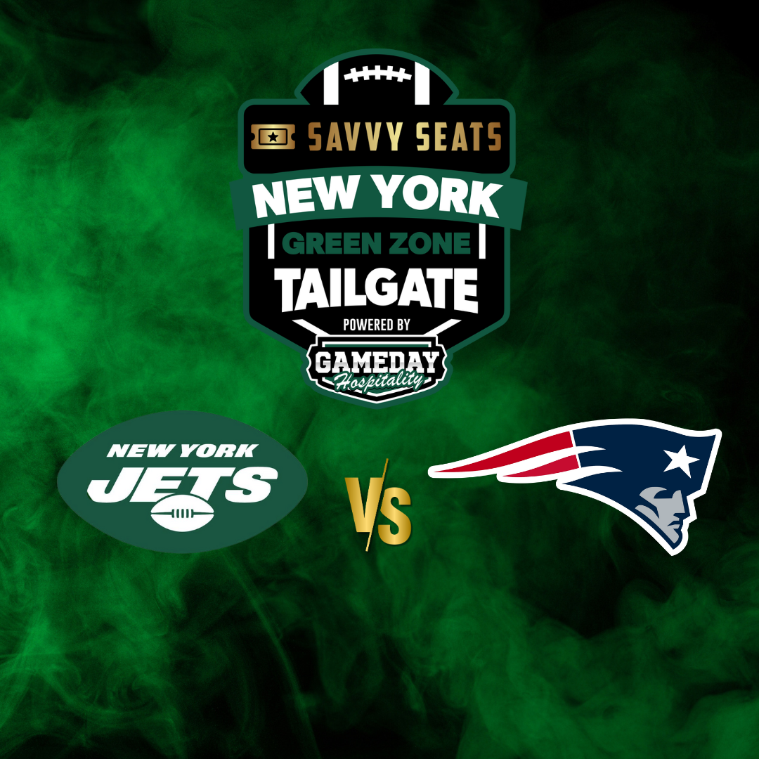 Get information & buy tickets to Jets and Patriots Savvy Seats Tailgate Zone New York Jets Tailgate Party on Dec 28, 10:00 @B Parking Deck | Savvy Seats
