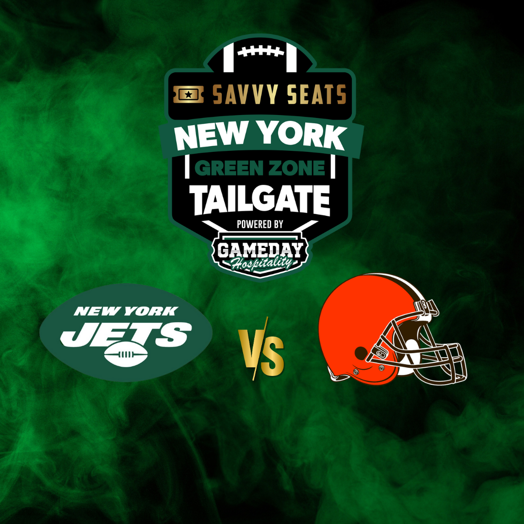 Get information & buy tickets to Jets and Browns Savvy Seats Tailgate Zone New York Jets Tailgate Party on Nov 09, 10:00 @B Parking Deck | Savvy Seats