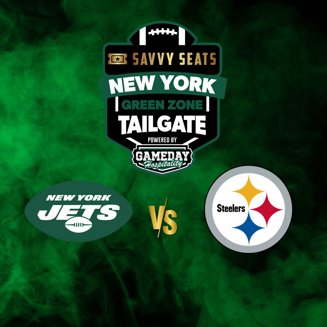 Get information & buy tickets to Jets and Steelers Savvy Seats Tailgate Zone New York Jets Tailgate Party on Sep 07, 10:00 @B Parking Deck | Savvy Seats