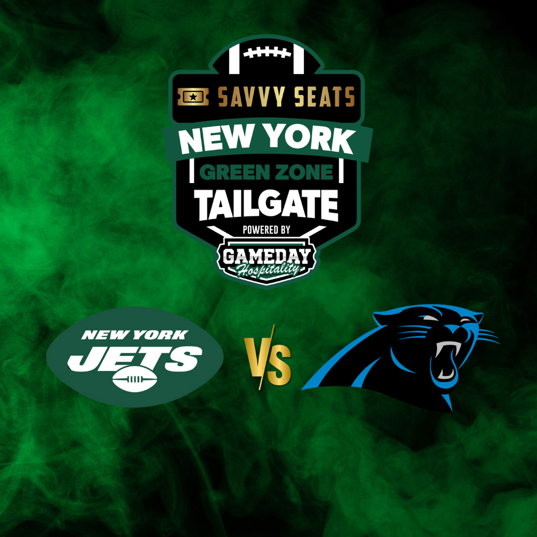 Get information & buy tickets to Jets and Panthers Savvy Seats Tailgate Zone New York Jets Tailgate Party on Oct 19, 10:00 @B Parking Deck | Savvy Seats
