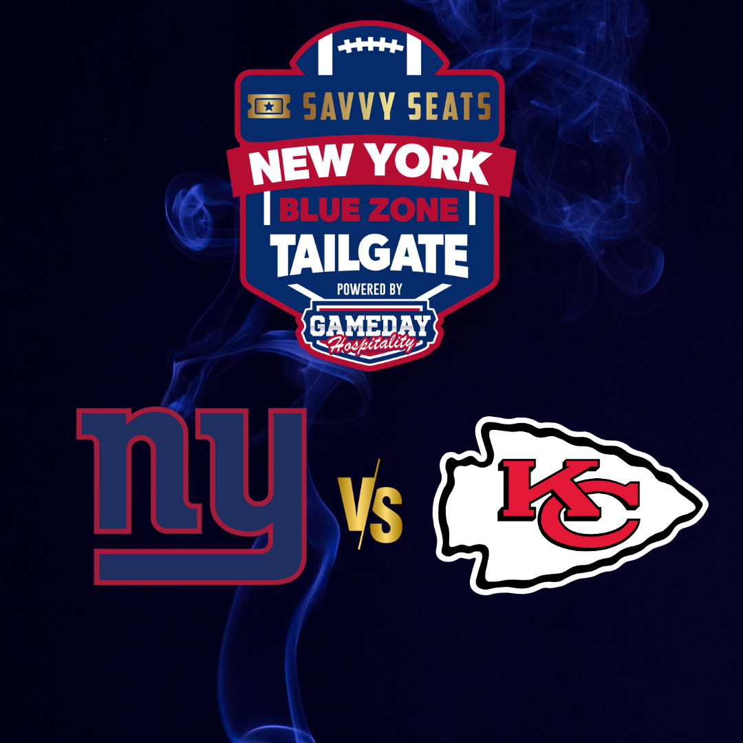 Get information & buy tickets to Giants vs Chiefs Savvy Seats Tailgate Zone New York Giants Tailgate Party on Sep 21, 17:15 @B Parking Deck | Savvy Seats
