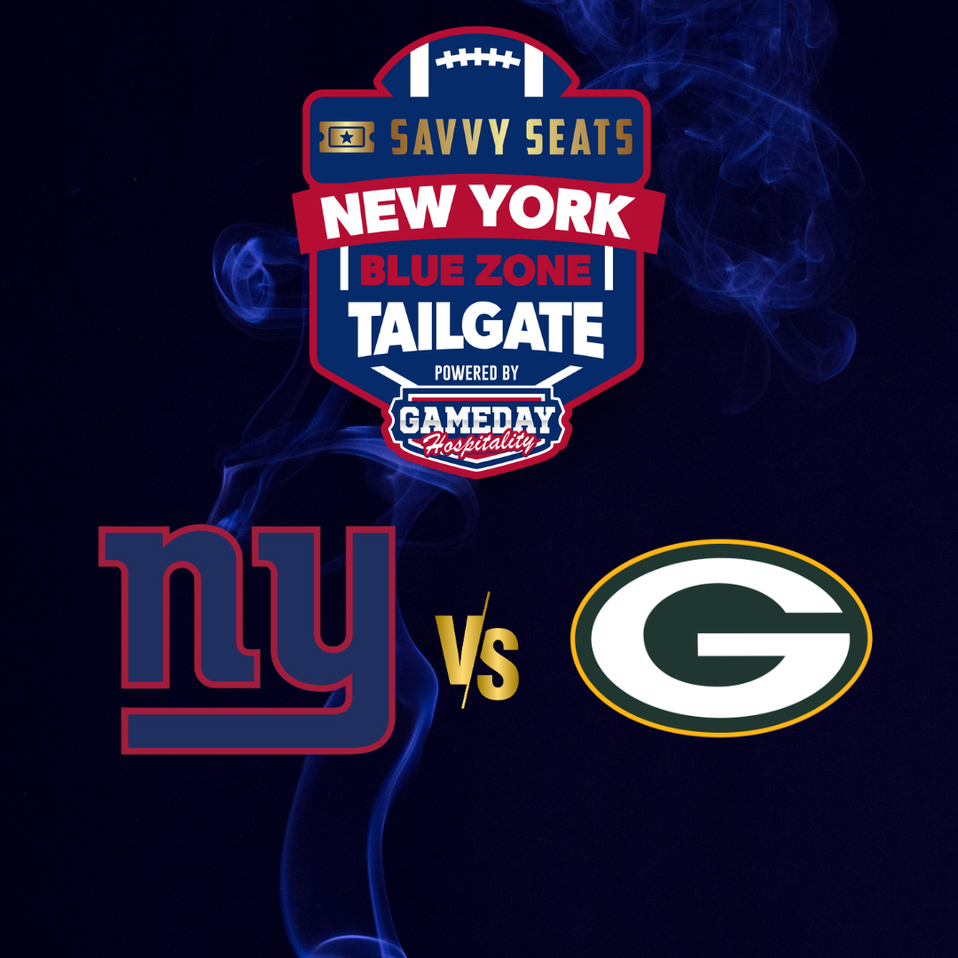 Get information & buy tickets to Giants vs Packers Savvy Seats Tailgate Zone New York Giants Tailgate Party on Nov 16, 10:00 @B Parking Deck | Savvy Seats