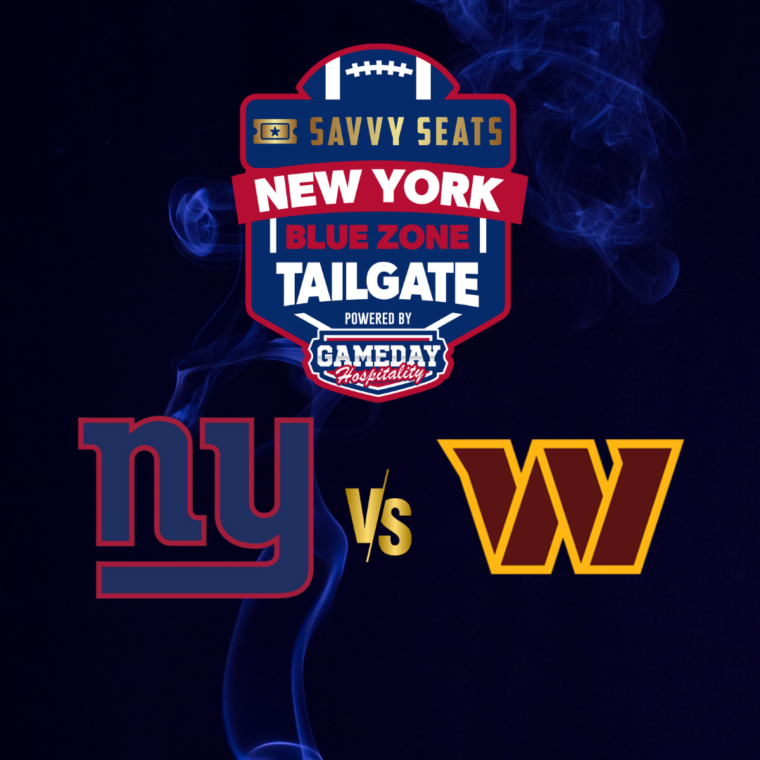Get information & buy tickets to Giants vs Commanders Savvy Seats Tailgate Zone New York Giants Tailgate Party on Dec 14, 10:00 @B Parking Deck | Savvy Seats
