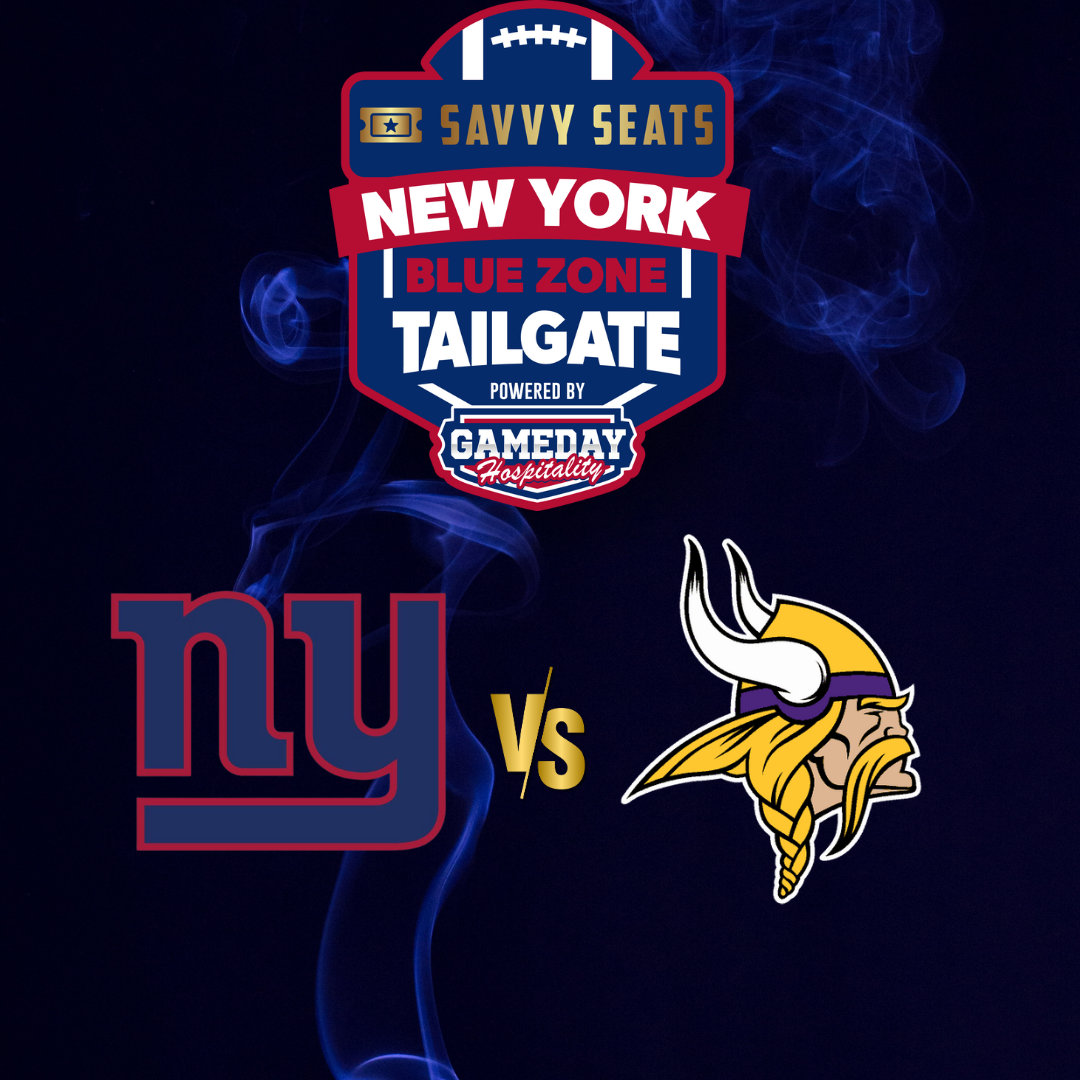 Get information & buy tickets to Giants vs Vikings Savvy Seats Tailgate Zone New York Giants Tailgate Party on Dec 21, 10:00 @B Parking Deck | Savvy Seats