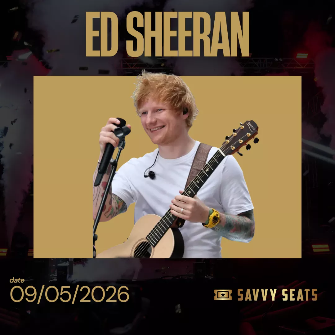 Get information & buy tickets toEd Sheeran LOOP Tour 2026 on Sep 05, 14:30 @B Parking Deck | Savvy Seats | savvyseatsevents.com