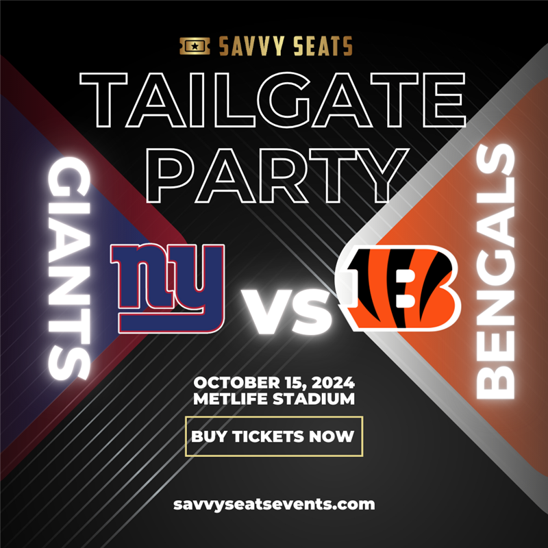 Giants vs Bengals Bus and Tailgate Party