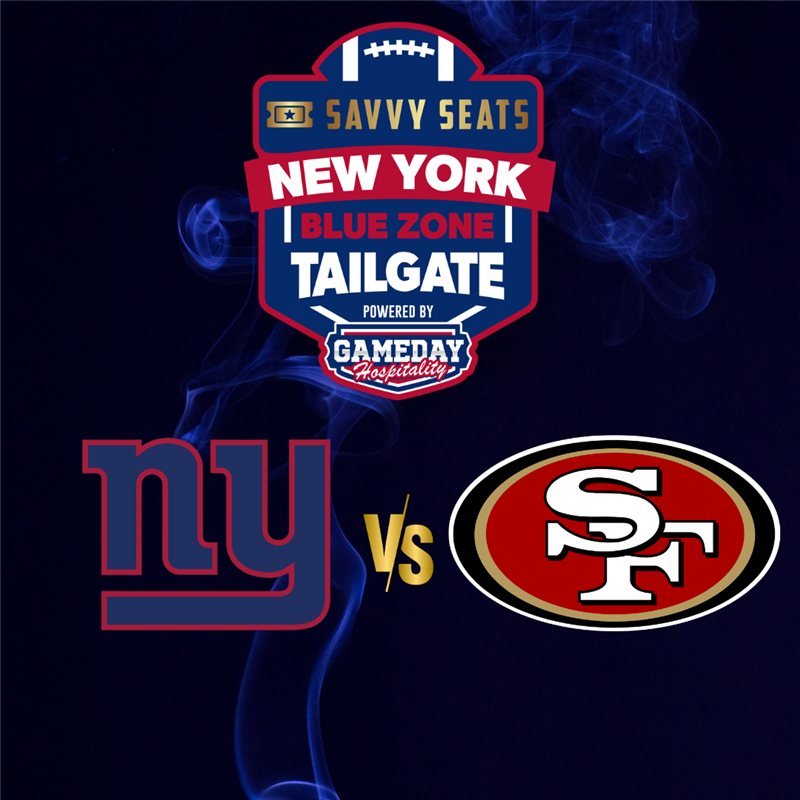 Get Information and buy tickets to Giants vs 49ers Savvy Seats Tailgate Zone New York Giants Tailgate Party on Savvy Seats