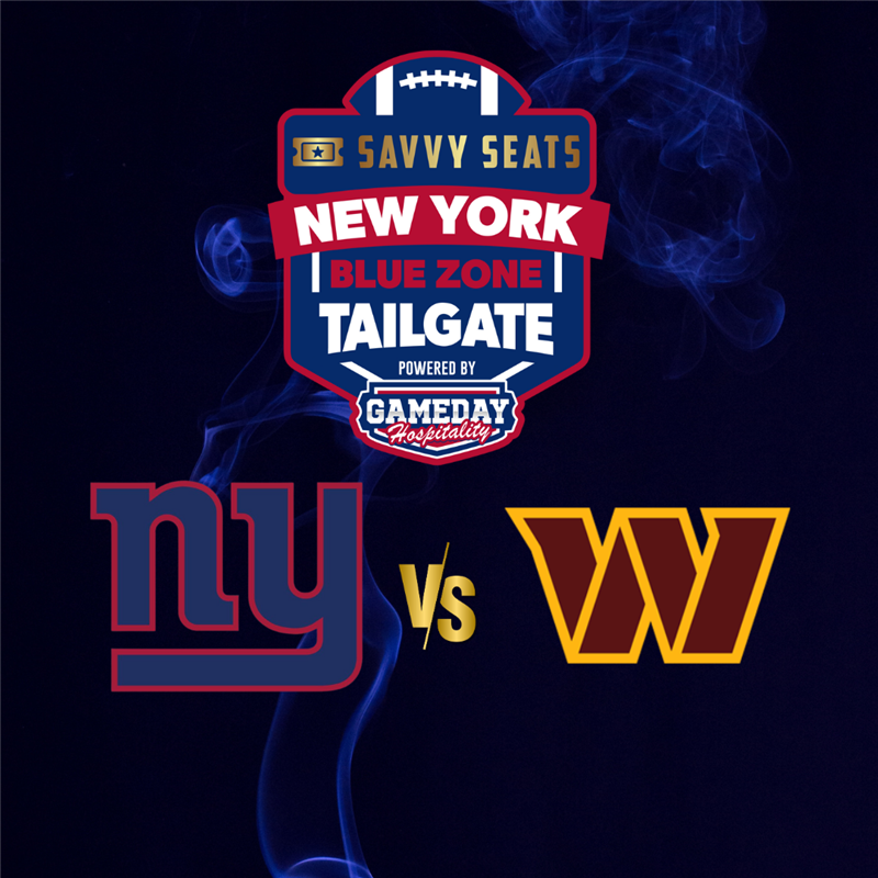 Giants vs Commanders Savvy Seats Tailgate Zone