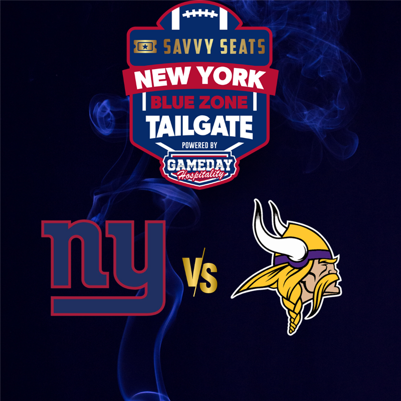 Giants vs Vikings Savvy Seats Tailgate Zone