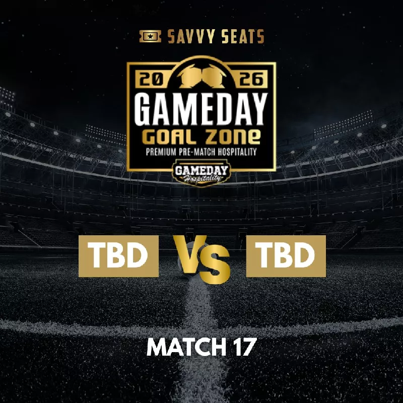Get Information and buy tickets to 2026 Savvy Seats Gameday Goal Zone Match 17 on Savvy Seats