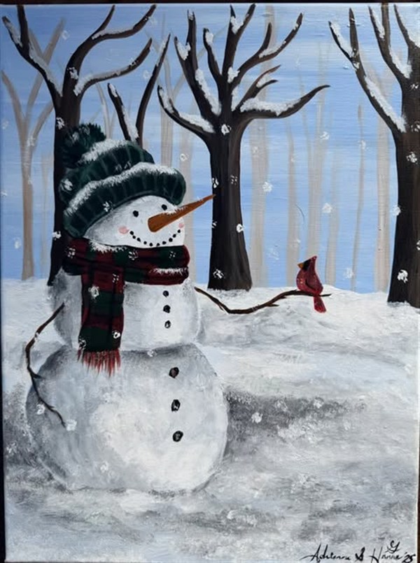 Get information & buy tickets toPaint & Sip Painting by Adrienne (Hanas) Glover on Dec 04, 17:30 @The Kelly Ballroom at Riverside Golf | Riverside Golf