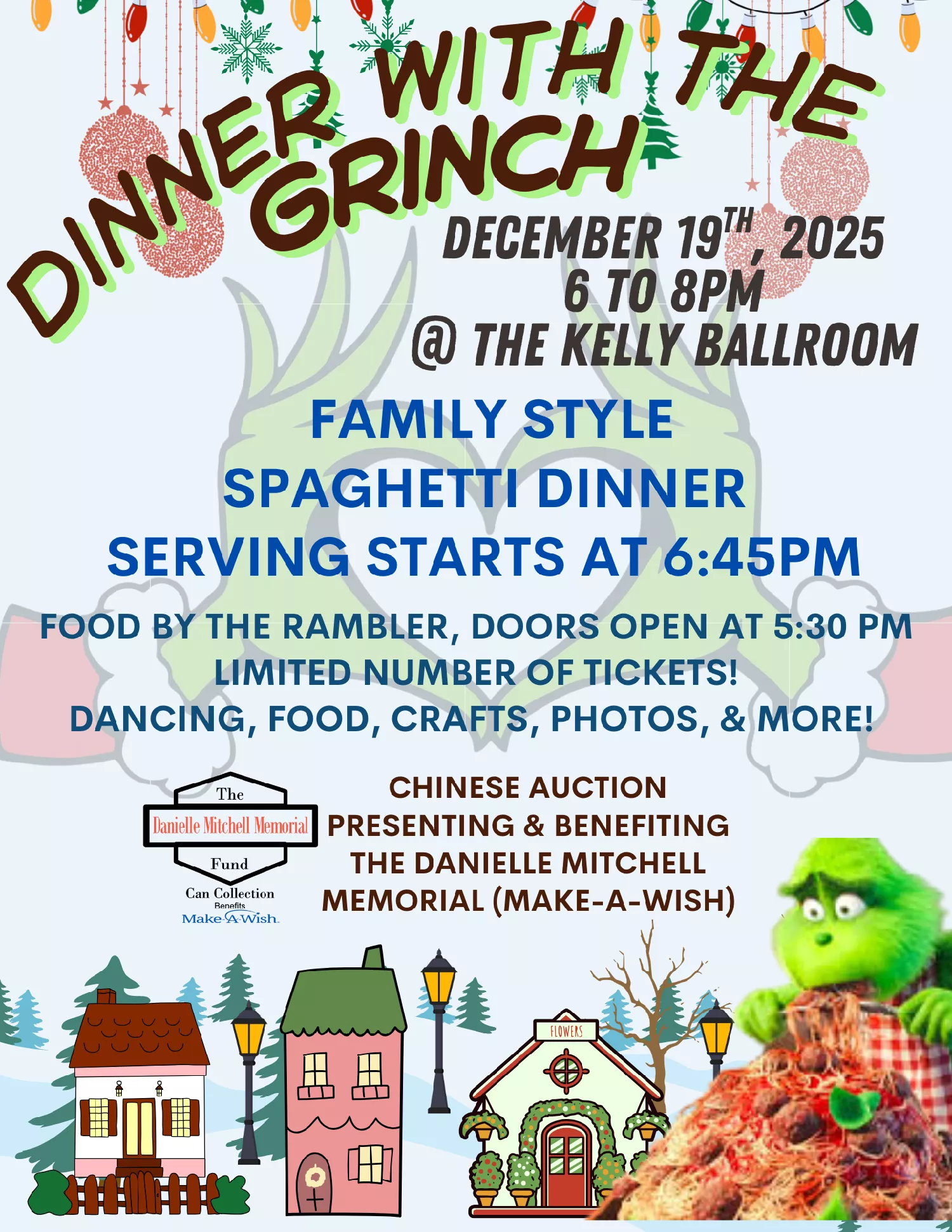 Get information, pick a seat & buy tickets toAn Evening at Whoville Dinner with the Grinch! on Dec 19, 18:00 @The Kelly Ballroom at Riverside Golf