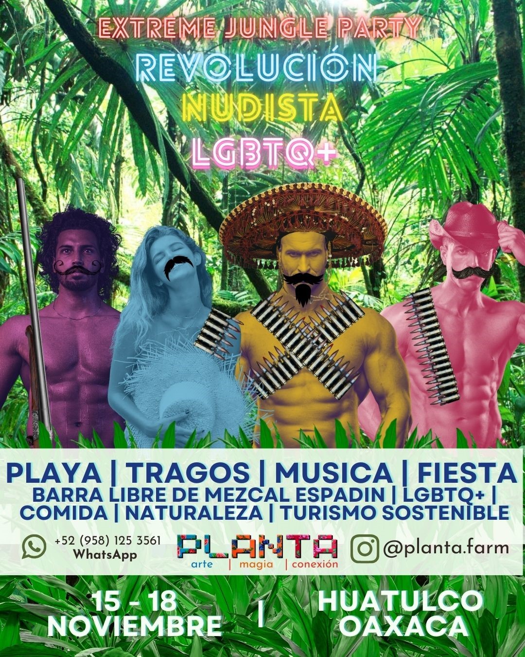 Obtenez des informations, choisissez un siège et achetez des billets pourRevolución Nudista - Extreme Party LGTBQ+  on nov. 15, 15:00 @PLANTA | Planta