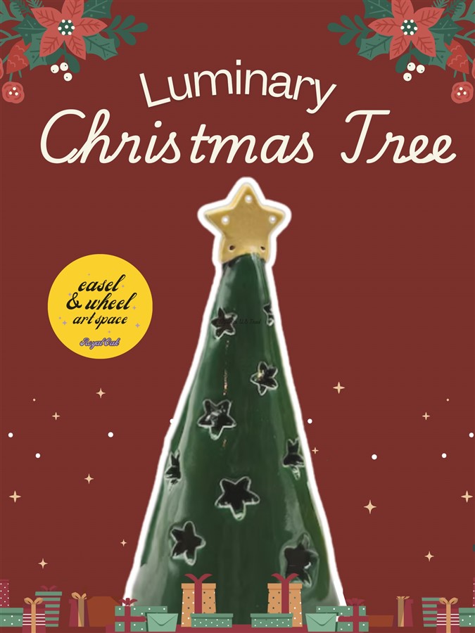 Christmas Tree Tealight Luminary