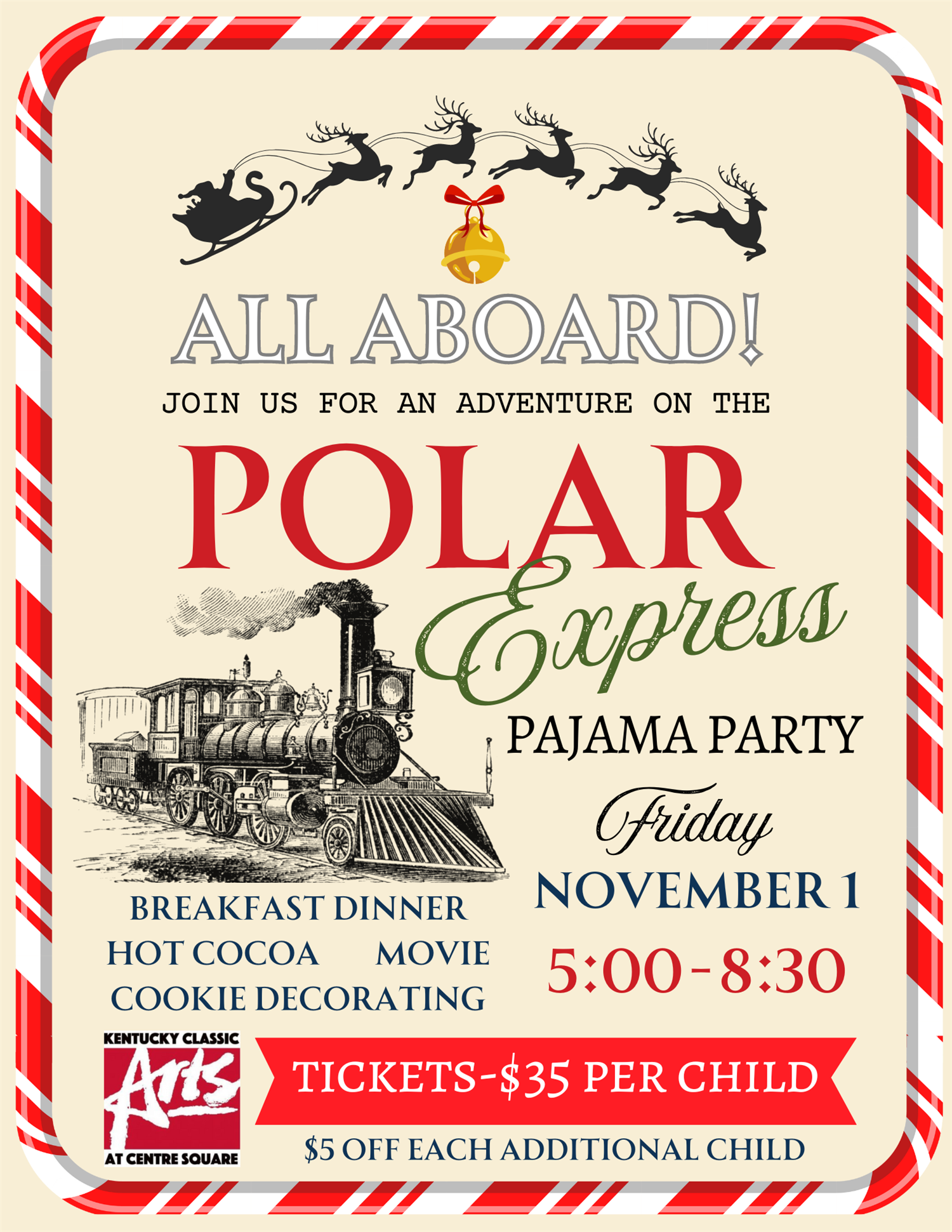 Polar Express Pajama Party image