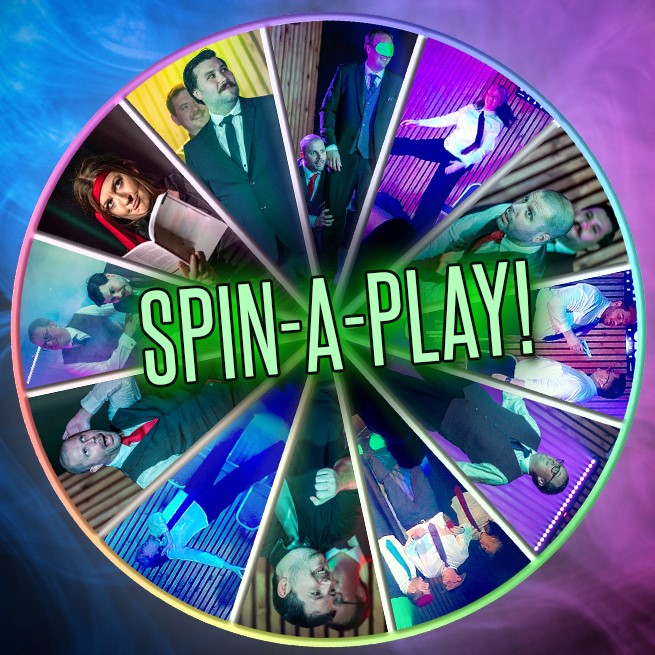 Get Information and buy tickets to Spin-a-Play! A “brand new” improvised comic “masterpiece” each night! on Rotunda Theatre