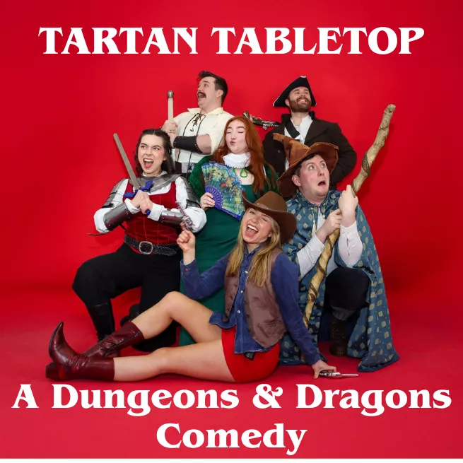 Get Information and buy tickets to Tartan Tabletop: a Dungeons & Dragons Comedy  on Rotunda Theatre