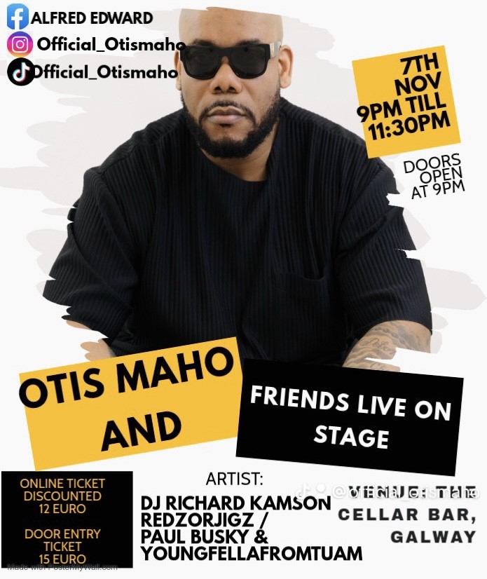 Otis Maho and friends live on stage image
