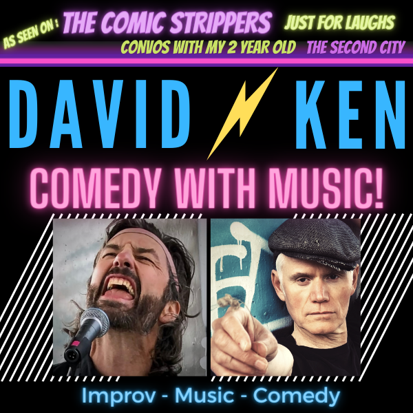 Get Information and buy tickets to David & Ken: Comedy with Music! "We Talk, You Talk, Then We Sing About It!" on www.KamTix.ca