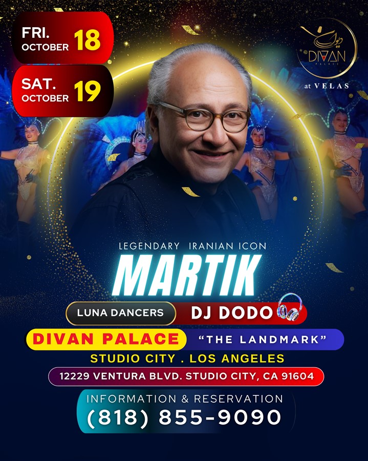 Get Information and buy tickets to Martik Friday October 18 at Divan Palace on Divan Palace