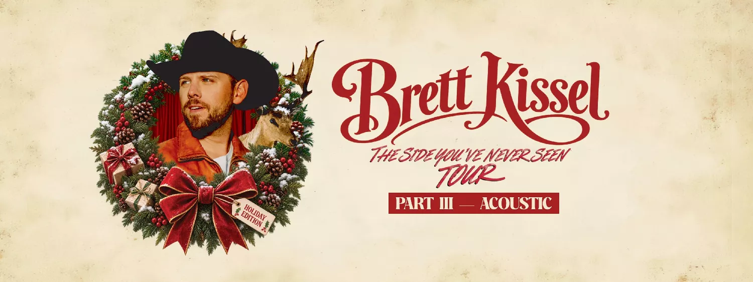 Get Information and buy tickets to Brett Kissel - Acoustic Trio The Side You’ve Never Seen, Christmas Show on Vic Juba Community Theatre
