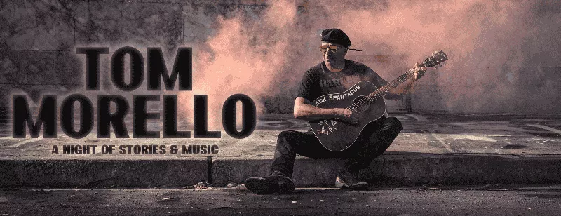 Get Information and buy tickets to Tom Morello A Night of Stories & Music on Vic Juba Community Theatre