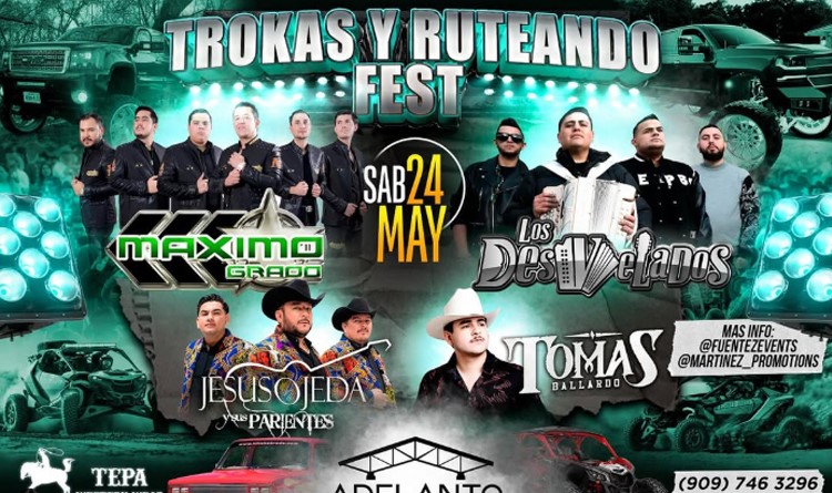 Get Information and buy tickets to TROKAS Y RUTEANDO FEST  on Adelanto Events