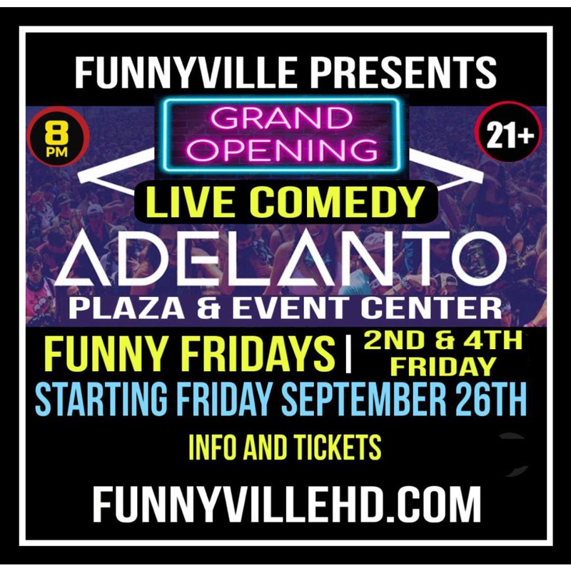 Comedy Event Sept 26th