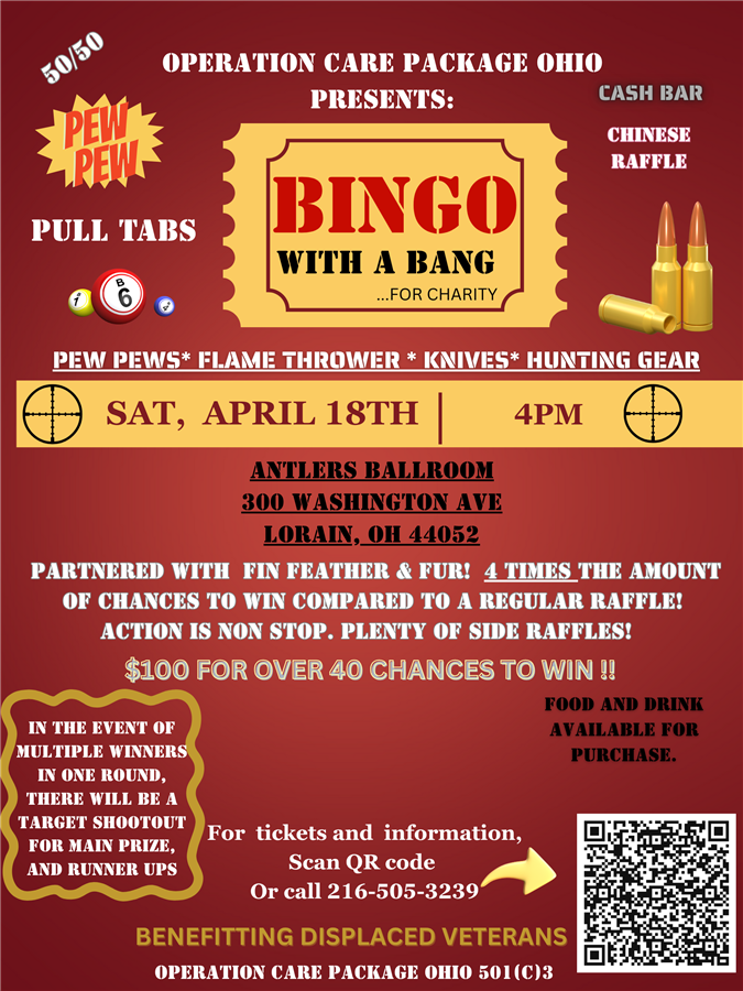 2nd Annual BINGO WITH A BANG