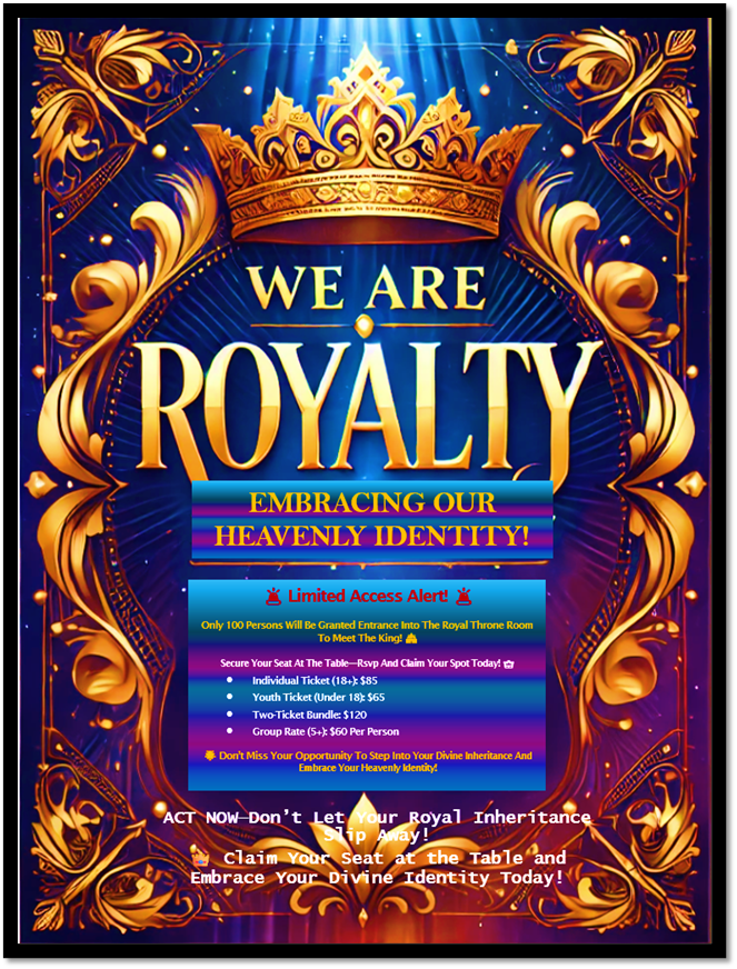 We Are Royalty Embracing Our Heavenly Identity image