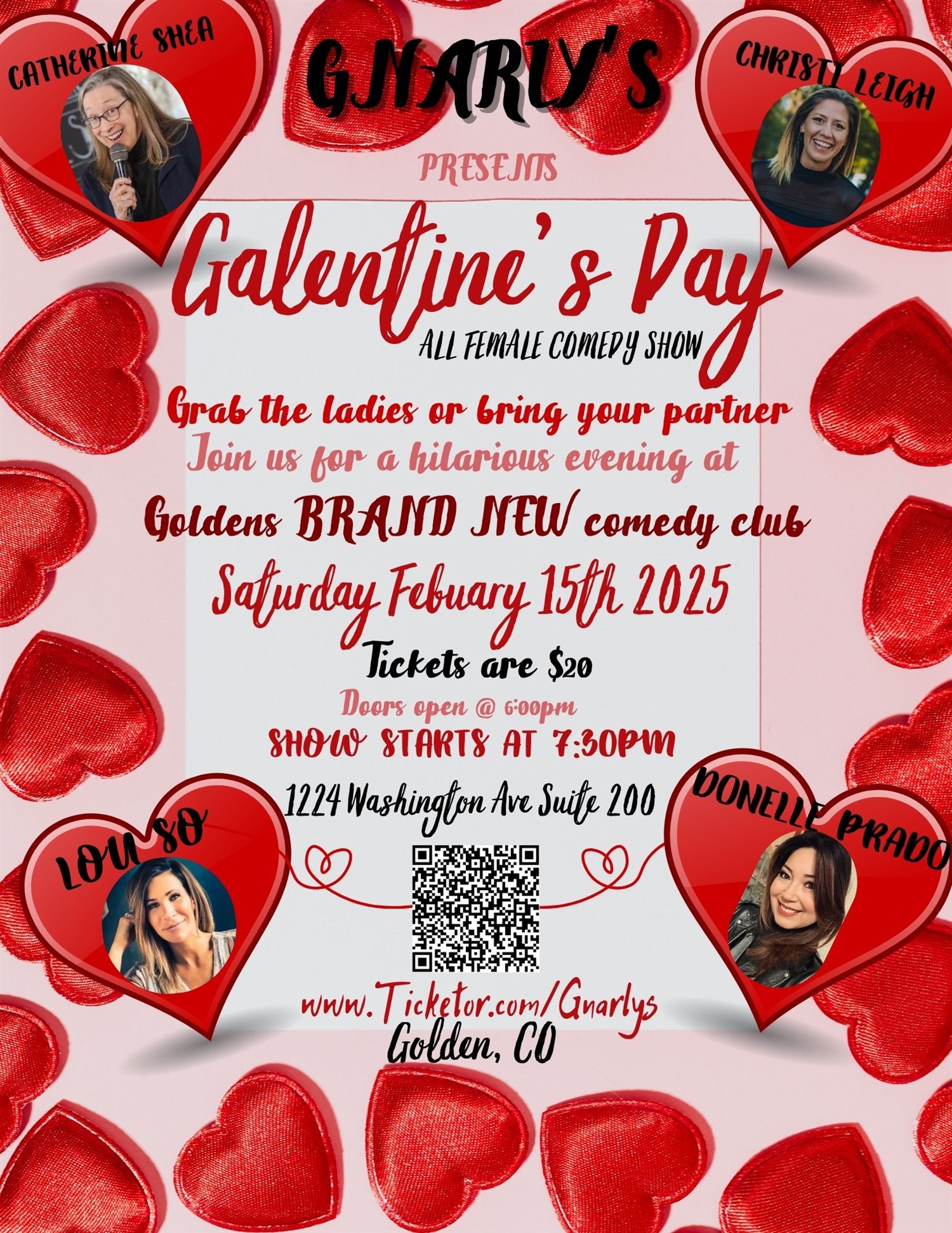 Get information & buy tickets to Galentine's Day  on Feb 15, 19:30 @Gnarly's | Gnarly's