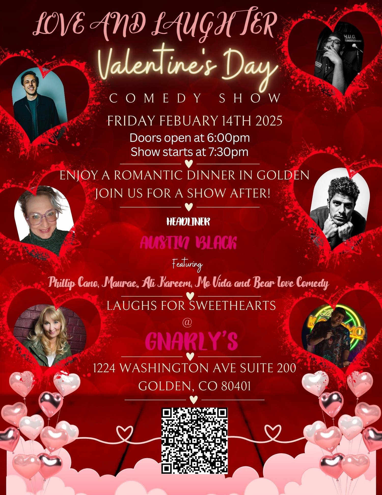 Love and Laughter~ A Valentines Day Comedy Show image